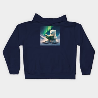 Northern Lights Bedtime Stories Kids Hoodie